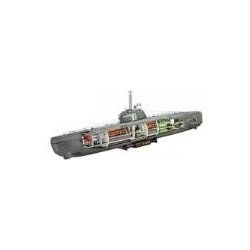 Revell Plastic modelky submarine 05078 Deutsches U Boot Typ XXI mit Interieur 1: 144