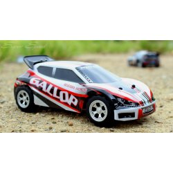 WL Toys RC rally autíčko A989 černobílá RTR 2,4 GHz 1:24