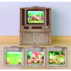 Sylvanian Families 4264 Skříňka s barevnou televizí