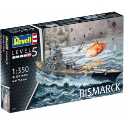 Model Kit Revell Plastic ship 05040 Battleship BISMARCK 1:350