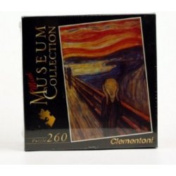 Clementoni Museum Collection Mini Edvard Munch Výkřik L'urlo 260 dílků
