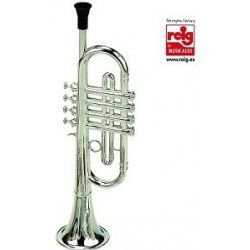 Reig Musicales Dětská trumpeta stříbrná DE LUXE