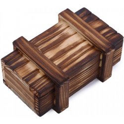 Magická Kouzelná dřevěná krabička Hlavolam