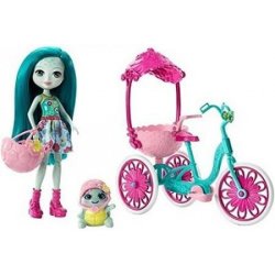 Mattel Enchantimals Herní set na kolech tříkolka pro želvu