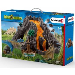 Schleich Dinosaurs Giant volcano with T-rex