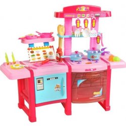 Kinderplay kuchyňka s troubou růžová KP8516
