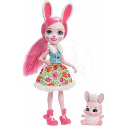 MATTEL ENCHANTIMALS Panenka + zvířátko Bree Bunny